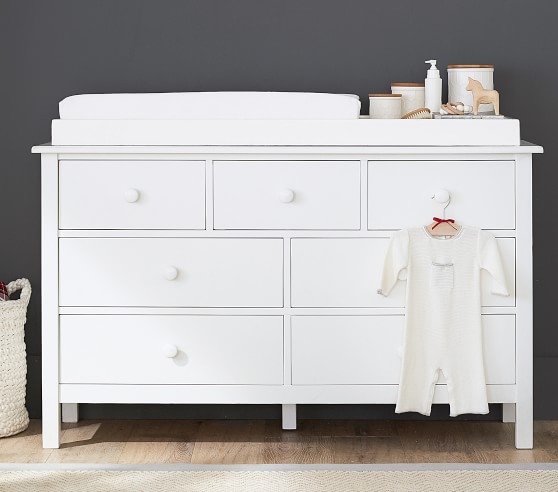 Kendall Extra Wide Nursery Changing Table Dresser Topper