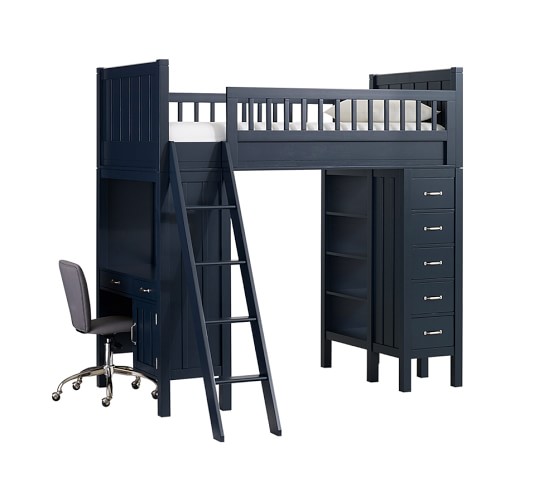 Camp Twin Loft Bed For Kids Pottery Barn Kids