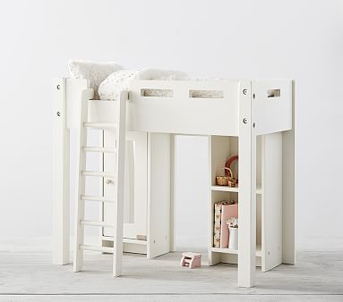 doll loft bunk bed set with vanity and chair