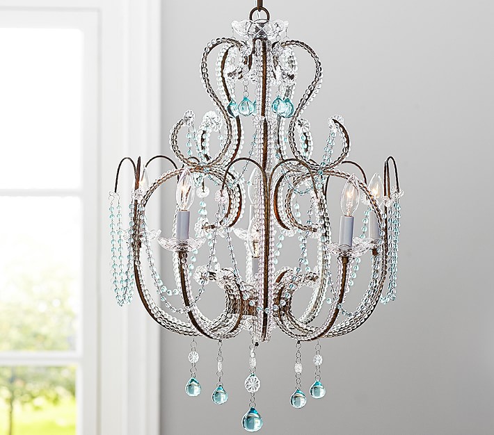 Paloma Beaded Chandelier Pottery Barn Kids