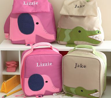 Preschool Animal Backpacks and Lunch Bags